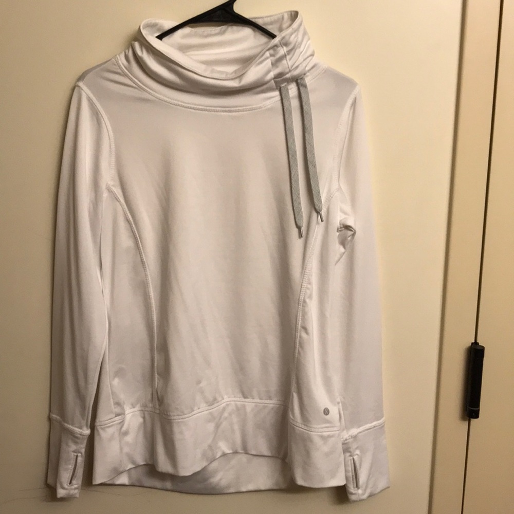 White Athletic Pullover